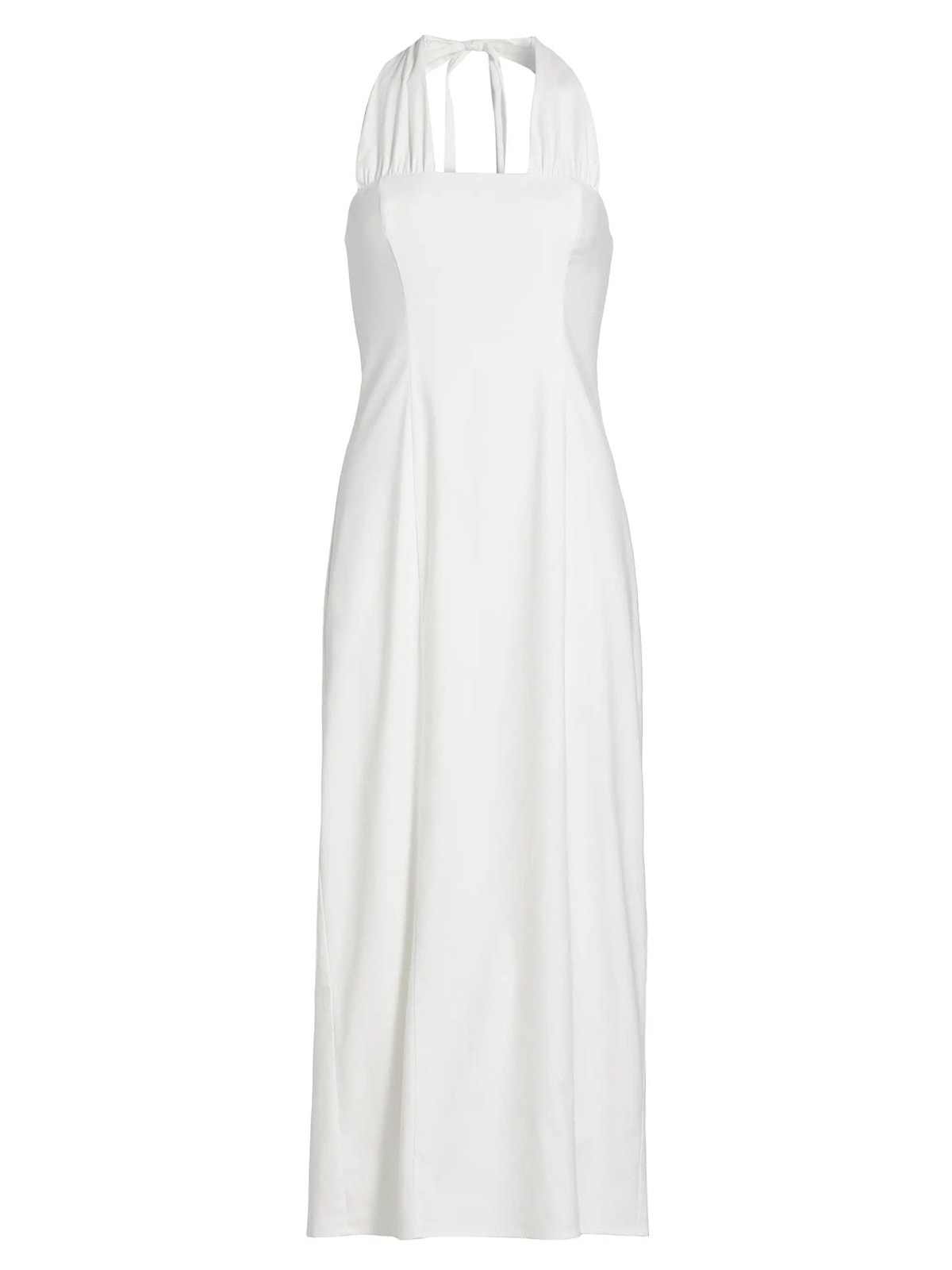 Reformation Bessi Linen Halterneck Midi Dress - 4